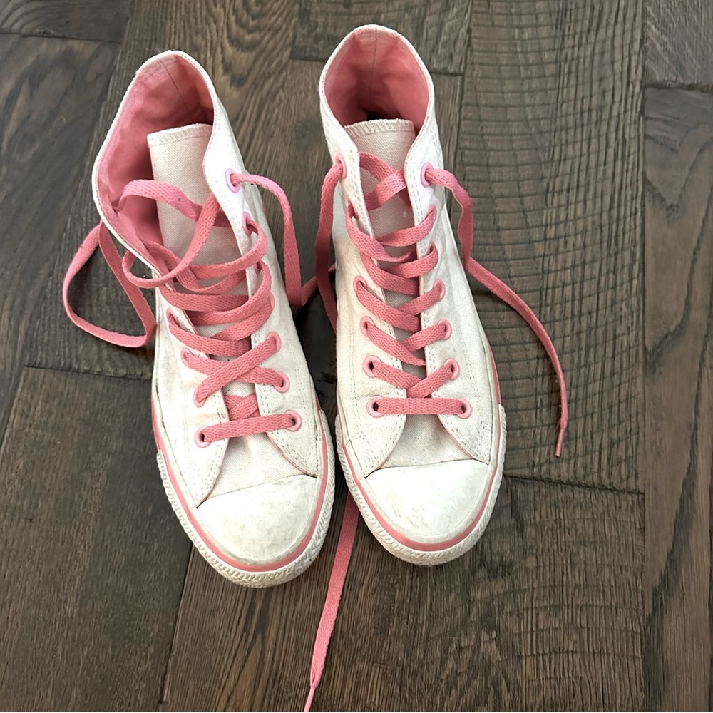 White Converse All Star high top sneakers - vintage